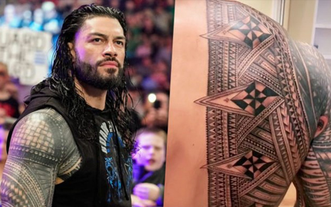 宅男大狗！WWE巨星罗曼·雷恩斯宅家无聊再度挑战新纹身