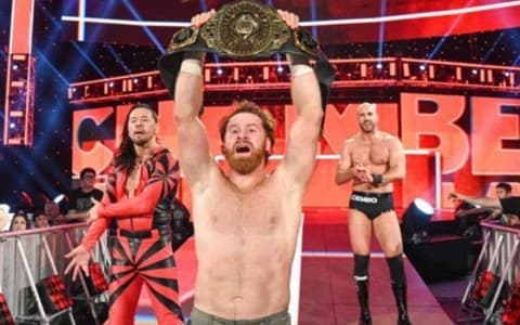 WWE洲际冠军萨米·辛强势回归!两个腰带?谁是真正的洲际冠军