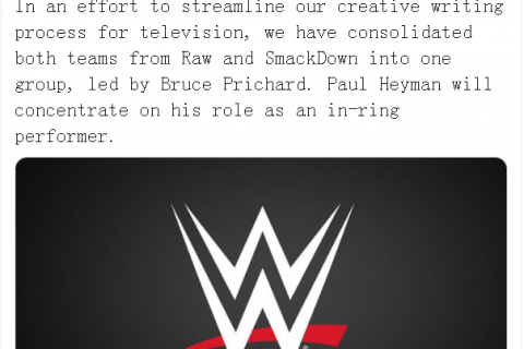 WWE重磅消息！保罗·海曼卸任RAW执行理事，WWE给出合理原因