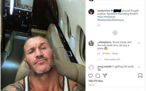 WWE兰迪·奥顿购买飞机原来是恶作剧，送葬者都被他骗了