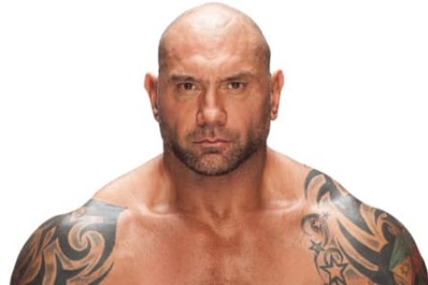 巴蒂斯塔昨天来到WWE SD录音室为新电影做宣传
