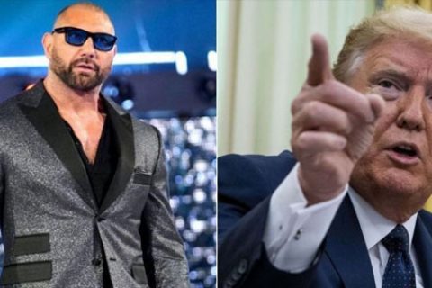 WWE名人堂巴蒂斯塔发表大胆言论,称特朗普是假总统