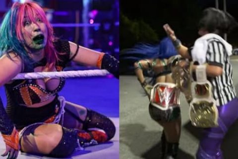WWE极限大赛意外频出，贝莉帮助莎夏公然舞弊，结果究竟如何？