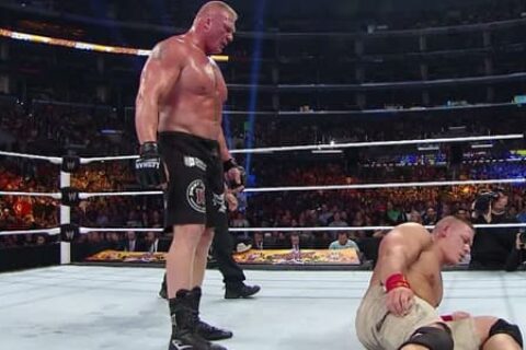 WWE名人堂成员提议：约翰·塞纳的告别战，应该重演对阵布洛克·莱斯纳的结局！