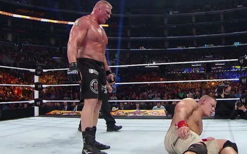WWE名人堂成员提议：约翰·塞纳的告别战，应该重演对阵布洛克·莱斯纳的结局！