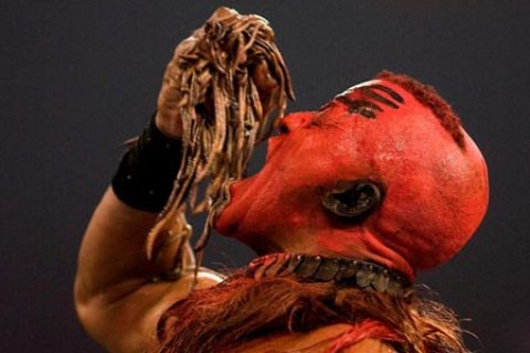 WWE经典角色食虫者真颜示人，涂料面目下竟是标准黑人帅哥？