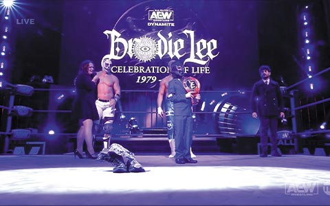 摔角没有界限！AEW举办布罗迪·李悼念仪式白羊罗温亮相，WWE选手自发留言哀悼