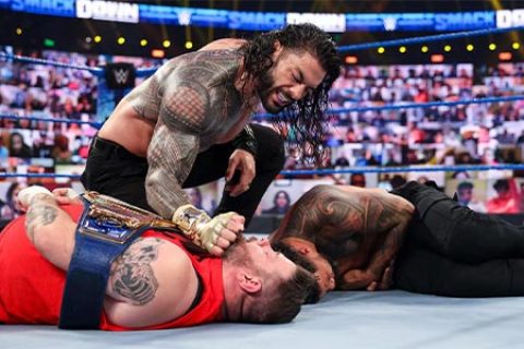 WWE新战神！罗曼·雷恩斯2020年胜率高达百分之九十，谁能赐他一败？