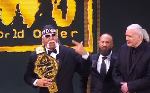 WWE名人堂典礼2021：nWo组合发表感言，胡克霍根带头演讲