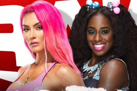 WWE RAW第1464期：伊娃玛丽回归对战娜欧米，德鲁麦金泰尔对战AJ斯泰尔斯