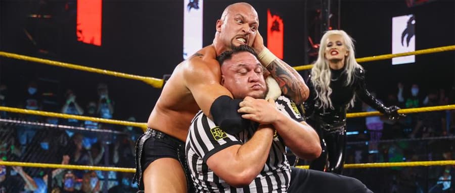 WWE NXT 第630期：克罗斯用毁灭之锁锁晕了萨摩亚乔