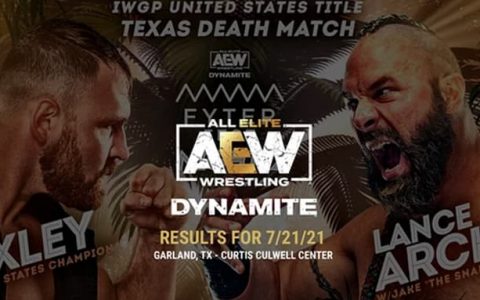AEW Dynamite 95期：乔恩莫斯利出战德州死亡赛 IWGP冠军腰带易手