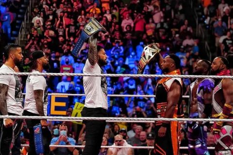 罗曼雷恩斯在今日WWE RAW 上拿下两场胜利后发表推特，这是我的地盘