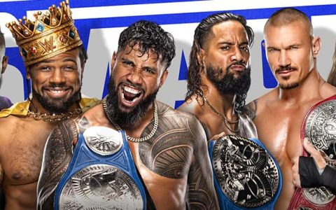WWE SmackDown 第1164期：RK老铁来到 SmackDown，在三重威胁赛中与乌索兄弟和新一天组合作战