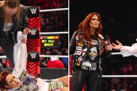 WWE RAW 第1497期：布洛克莱斯纳现身RAW，对峙鲍比莱斯利