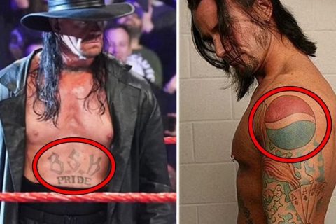 WWE中最具意义的五个神秘纹身，送葬者原来也是性情中人？