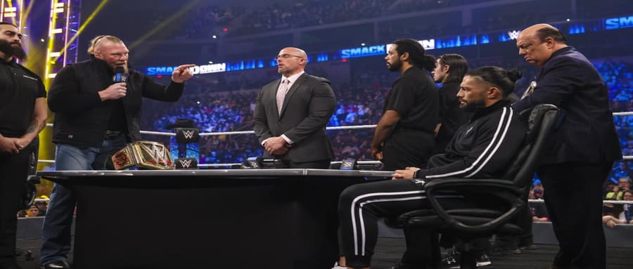 WWE SmackDown 第1175期:猛兽布洛克莱斯纳和罗曼雷恩斯签约,狂热大赛38赢者通吃!