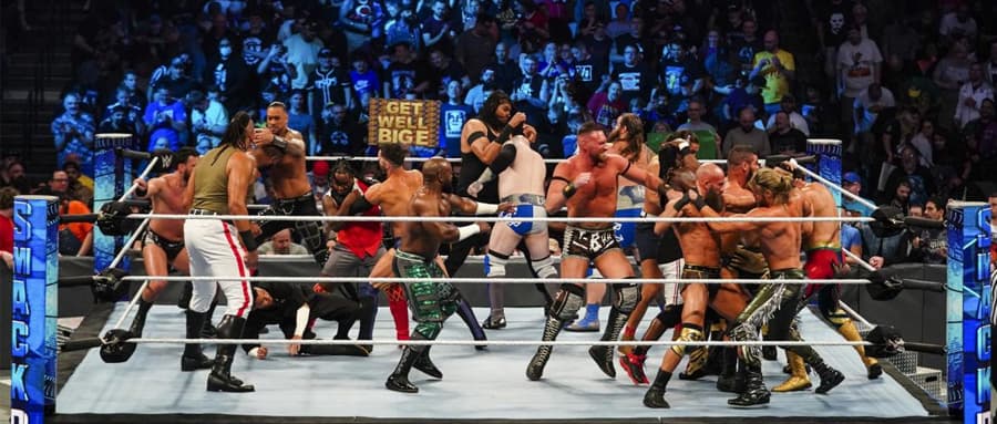 WWE SmackDown 第1180期：WrestleMania SmackDown 上的巨人安德烈纪念皇家战役