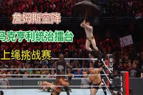 从未见过如此强壮的摔角手，一个人单挑擂台上所有选手