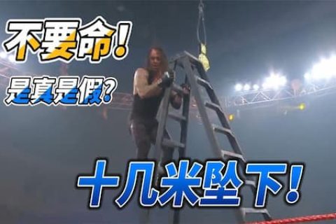 WWE选手有多拼？20米高空摔下来都是家常便饭，米克弗利多次上榜