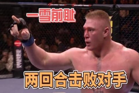 布洛克重拳有多厉害？UFC重量级赛事，第二回合一拳击倒寇图尔
