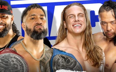 WWE SmackDown 第1189期：里德尔&中邑真辅挑战乌索兄弟双打冠军头衔