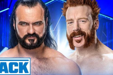 WWE SmackDown 第1197期：德鲁麦金泰尔和希莫斯在一场高风险比赛中战斗