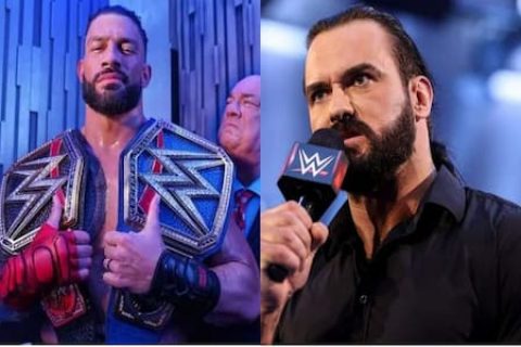 WWE城堡冲突德鲁麦金泰尔对战罗曼，断定德鲁输定了？！