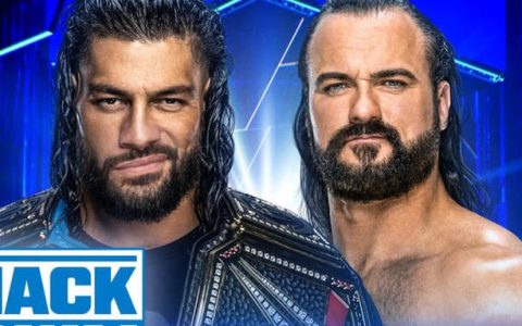 WWE SmackDown 第1198期：罗曼雷恩斯与德鲁麦金泰尔在城堡冲突前的对峙
