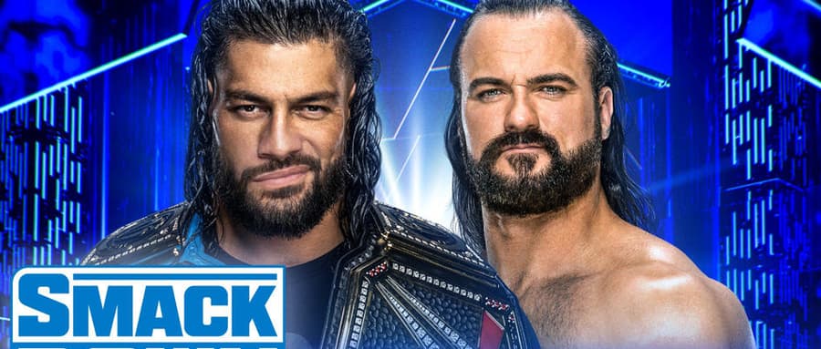 WWE SmackDown 第1198期:罗曼雷恩斯与德鲁麦金泰尔在城堡冲突前的对峙
