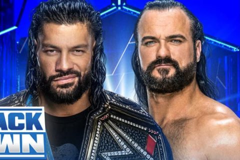 WWE SmackDown 第1200期：罗曼雷恩斯与德鲁麦金泰尔城堡冲突前的对峙