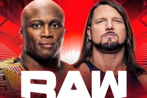 WWE RAW 第1525期：鲍比莱斯利与 AJ斯泰尔斯的美国冠军争夺战