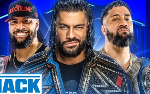 WWE SmackDown 第1202期：罗曼雷恩斯在 WWE 城堡冲突前夕庆祝 2 年冠军