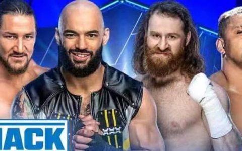 WWE SmackDown 第1206期：萨米辛和索洛西科亚合作对战李科学和狂欢摩斯