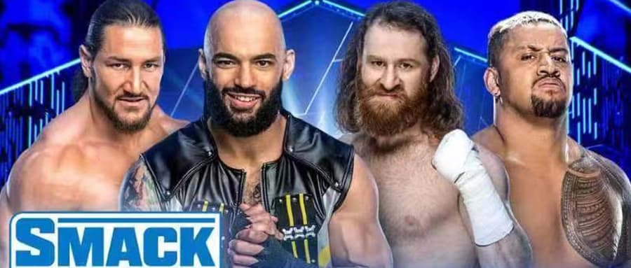 WWE SmackDown 第1206期：萨米辛和索洛西科亚合作对战李科学和狂欢摩斯