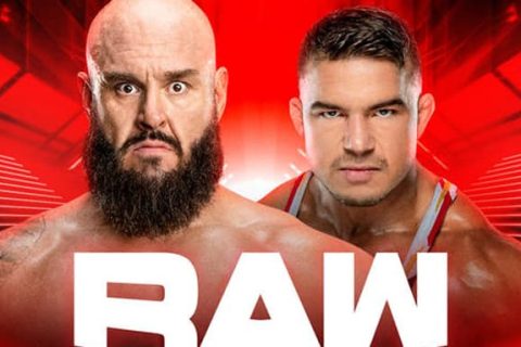 WWE RAW 第1532期：布朗斯图曼vs查德盖博，赛斯和里德尔极限规则前面对面对峙