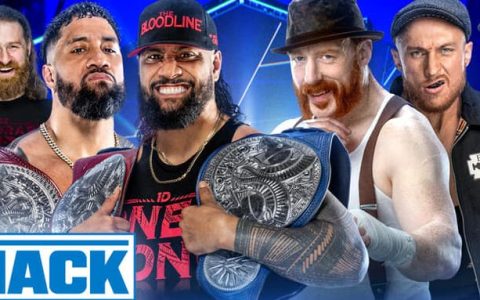 WWE SmackDown 第1216期：希莫斯和布奇挑战乌索兄弟的双打冠军
