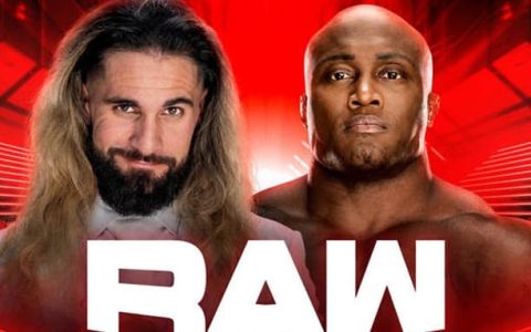 WWE RAW 第1542期：赛斯罗林斯和鲍比莱斯利全美冠军争夺战
