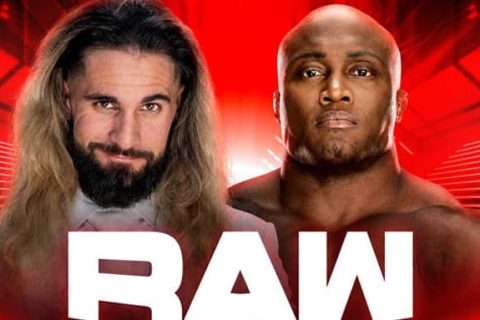 WWE RAW 第1542期：赛斯罗林斯和鲍比莱斯利全美冠军争夺战