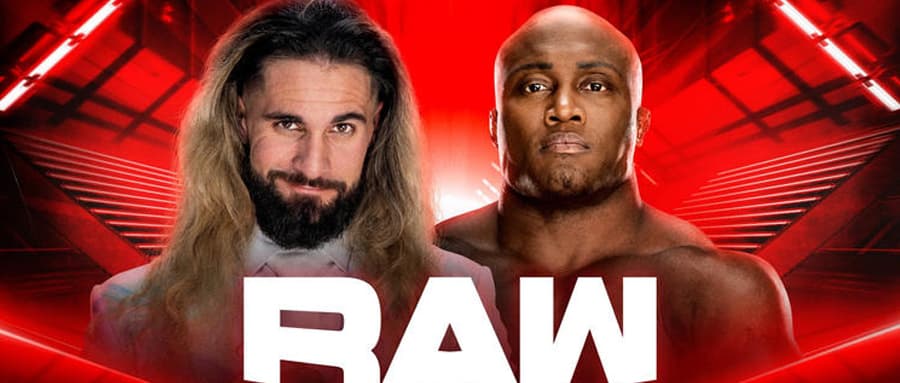 WWE RAW 第1542期:赛斯罗林斯和鲍比莱斯利全美冠军争夺战