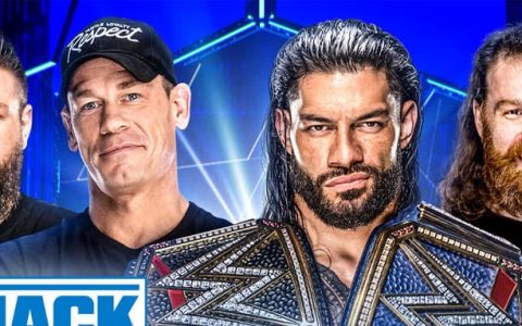 WWE SmackDown 第1219期：约翰塞纳回归，携手凯文欧文斯对抗罗曼雷恩斯和萨米辛