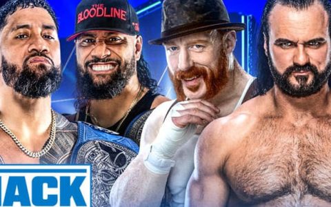 WWE SmackDown 第1220期：德鲁希莫斯好兄弟搭档挑战乌索兄弟毋庸置疑双打冠军