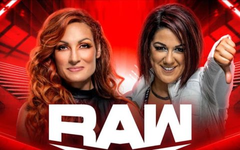 WWE RAW 第1550期：钢铁牢笼赛，贝莉对战贝基林奇！铁笼密室淘汰赛资格赛3场