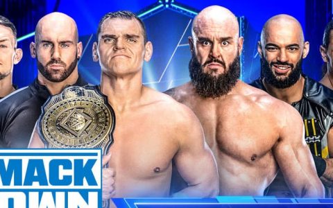 WWE SmackDown第1227期：布朗斯图曼联合李科学和狂欢莫斯迎战帝国军团