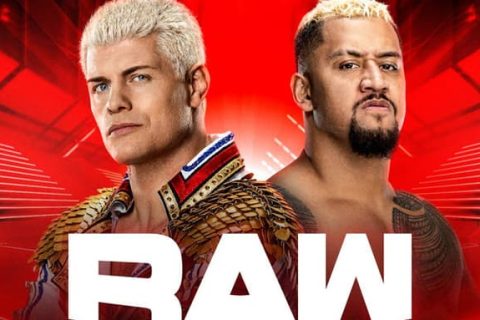 WWE RAW第1557期：科迪罗兹对战索洛西科亚，布洛克莱斯纳与奥莫斯进行摔角狂热前的称重活动