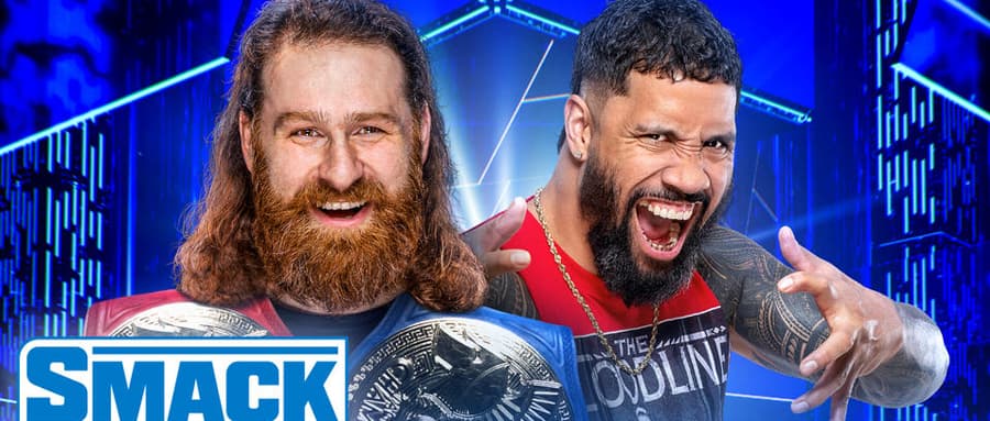 WWE SmackDown第1233期:新任双打冠军萨米辛与杰乌索展开擂台战,Triple H宣布回归WWE选秀