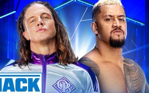 WWE SmackDown第1235期：马特里德尔在一场无取消资格的比赛中与索罗西科亚作战