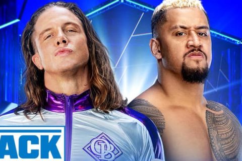 WWE SmackDown第1235期：马特里德尔在一场无取消资格的比赛中与索罗西科亚作战