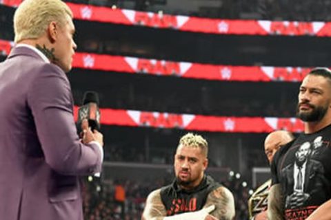 WWE RAW第1558期：大布联合科迪打罗曼，科迪要求重赛，Triple H 发布公告