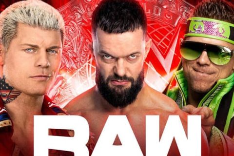 WWE RAW第1563期：大布突袭科迪罗兹！科迪&芬巴洛尔和米兹将在世界重量级冠军赛中决一胜负